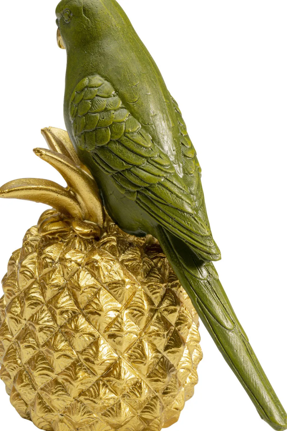 Figurki Dekoracyjne*KARE Design Figurka Dekoracyjna Ananas Parrot 11x14 Cm Zielono-złota
