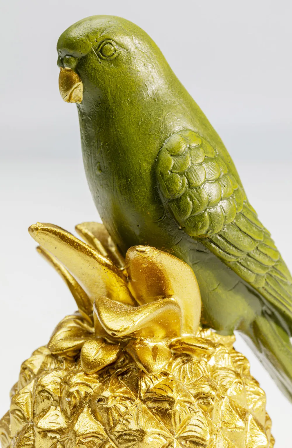 Figurki Dekoracyjne*KARE Design Figurka Dekoracyjna Ananas Parrot 11x14 Cm Zielono-złota