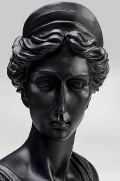 Figurki Dekoracyjne*KARE Design Figurka Dekoracyjna Ancient Beauty 23x50 Cm Czarna - Podstawa Biała