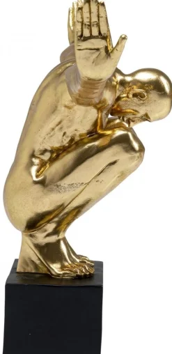 Figurki Dekoracyjne*KARE Design Figurka Dekoracyjna Athlete XL 100x64 Cm Złota