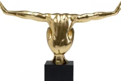 Figurki Dekoracyjne*KARE Design Figurka Dekoracyjna Athlete XL 100x64 Cm Złota