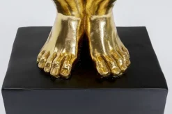 Figurki Dekoracyjne*KARE Design Figurka Dekoracyjna Athlete XL 100x64 Cm Złota