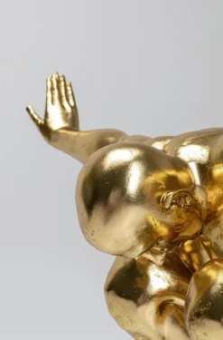 Figurki Dekoracyjne*KARE Design Figurka Dekoracyjna Athlete XL 100x64 Cm Złota