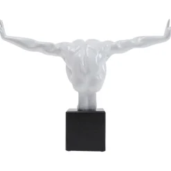 Figurki Dekoracyjne*KARE Design Figurka Dekoracyjna Athlet 43x29 Cm Biała