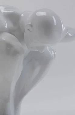 Figurki Dekoracyjne*KARE Design Figurka Dekoracyjna Athlet 43x29 Cm Biała