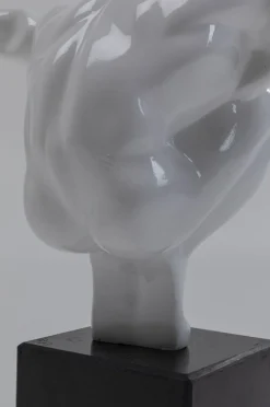 Figurki Dekoracyjne*KARE Design Figurka Dekoracyjna Athlet 43x29 Cm Biała