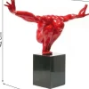 Figurki Dekoracyjne*KARE Design Figurka Dekoracyjna Athlet 75x42 Cm Czerwona