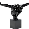 Figurki Dekoracyjne*KARE Design Figurka Dekoracyjna Athlet 75x42 Cm Czarna