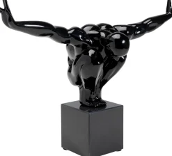 Figurki Dekoracyjne*KARE Design Figurka Dekoracyjna Athlet 75x42 Cm Czarna