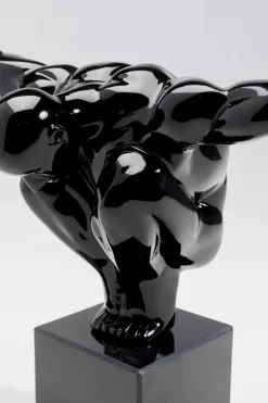 Figurki Dekoracyjne*KARE Design Figurka Dekoracyjna Athlet 75x42 Cm Czarna