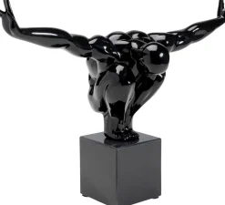 Figurki Dekoracyjne*KARE Design Figurka Dekoracyjna Athlet 43x29 Cm Czarna