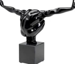 Figurki Dekoracyjne*KARE Design Figurka Dekoracyjna Athlet 43x29 Cm Czarna