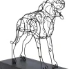 Figurki Dekoracyjne*KARE Design Figurka Dekoracyjna Attack Dog 31x36 Cm Czarna