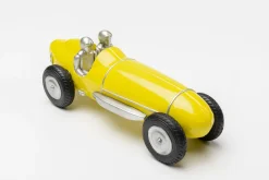 Figurki Dekoracyjne*KARE Design Figurka Dekoracyjna Auto Wyścigowe żółte 26 Cm