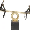 Figurki Dekoracyjne*KARE Design Figurka Dekoracyjna Balance 45x41 Cm Czarno-złota