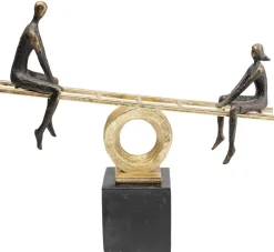 Figurki Dekoracyjne*KARE Design Figurka Dekoracyjna Balance 45x41 Cm Czarno-złota