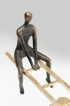 Figurki Dekoracyjne*KARE Design Figurka Dekoracyjna Balance 45x41 Cm Czarno-złota