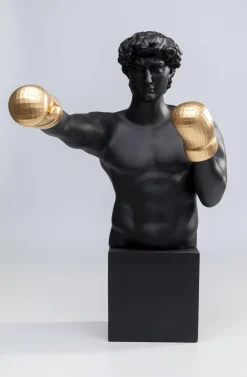 Figurki Dekoracyjne*KARE Design Figurka Dekoracyjna Balboa 50x68 Cm Czarno-złota