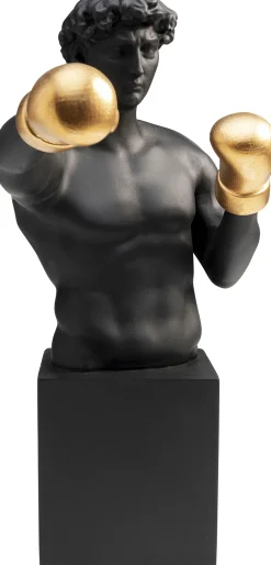 Figurki Dekoracyjne*KARE Design Figurka Dekoracyjna Balboa 25x40 Cm Czarno-złota