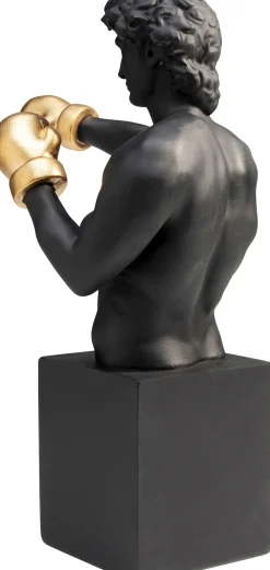 Figurki Dekoracyjne*KARE Design Figurka Dekoracyjna Balboa 25x40 Cm Czarno-złota