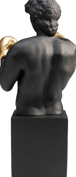 Figurki Dekoracyjne*KARE Design Figurka Dekoracyjna Balboa 25x40 Cm Czarno-złota