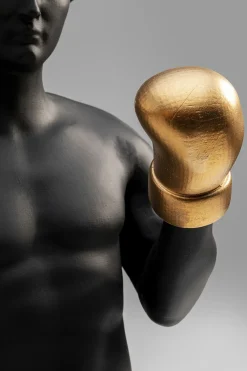 Figurki Dekoracyjne*KARE Design Figurka Dekoracyjna Balboa 25x40 Cm Czarno-złota
