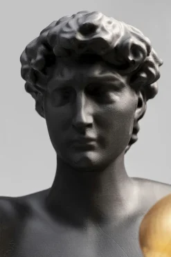 Figurki Dekoracyjne*KARE Design Figurka Dekoracyjna Balboa 25x40 Cm Czarno-złota