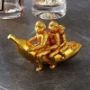 Figurki Dekoracyjne*KARE Design Figurka Dekoracyjna Banana Ride 20x12 Cm Złota