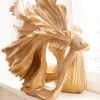 Figurki Dekoracyjne*KARE Design Figurka Dekoracyjna Betta Fish 63x57 Cm Złota