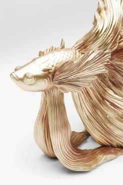 Figurki Dekoracyjne*KARE Design Figurka Dekoracyjna Betta 34x37 Cm Złota