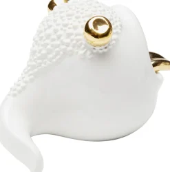 Figurki Dekoracyjne*KARE Design Figurka Dekoracyjna Biało-złota 21x14 Cm