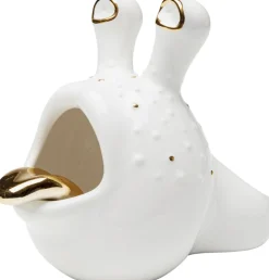 Figurki Dekoracyjne*KARE Design Figurka Dekoracyjna Biało-złota 22x19 Cm