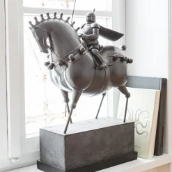 Figurki Dekoracyjne*KARE Design Figurka Dekoracyjna Black Knight 55x72 Cm