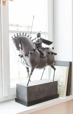 Figurki Dekoracyjne*KARE Design Figurka Dekoracyjna Black Knight 55x72 Cm