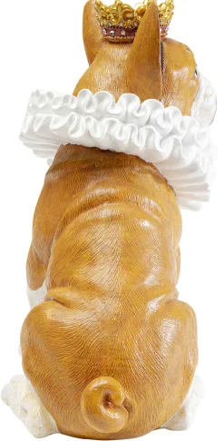 Figurki Dekoracyjne*KARE Design Figurka Dekoracyjna Brązowa Pies Król 25x29 Cm