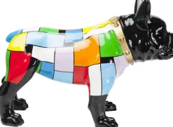 Figurki Dekoracyjne*KARE Design Figurka Dekoracyjna Bulldog 60x43 Cm Kolorowa