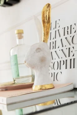 Figurki Dekoracyjne*KARE Design Figurka Dekoracyjna Bunny Gold 12x30 Cm