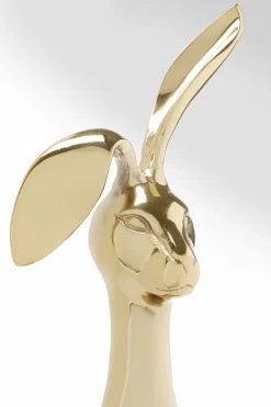 Figurki Dekoracyjne*KARE Design Figurka Dekoracyjna Bunny 17x37 Cm Złota