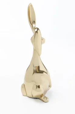 Figurki Dekoracyjne*KARE Design Figurka Dekoracyjna Bunny 26x52 Cm Złota