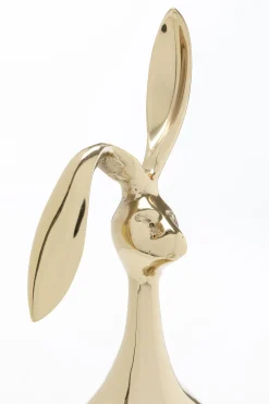 Figurki Dekoracyjne*KARE Design Figurka Dekoracyjna Bunny 26x52 Cm Złota