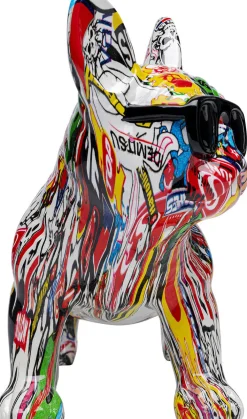 Figurki Dekoracyjne*KARE Design Figurka Dekoracyjna Comic Dog Glasses 25x24 Cm Kolorowa