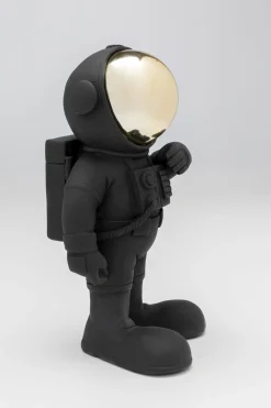 Figurki Dekoracyjne*KARE Design Figurka Dekoracyjna Czarna Astronauta 17x27 Cm