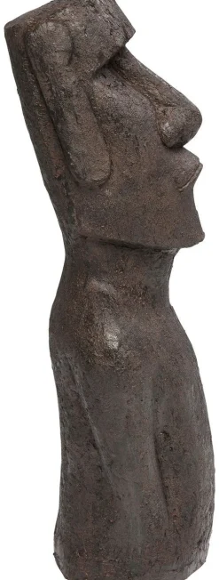 Figurki Dekoracyjne*KARE Design Figurka Dekoracyjna Easter Island 80 Cm Szara