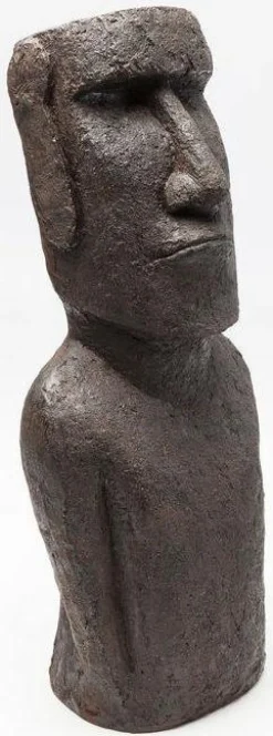Figurki Dekoracyjne*KARE Design Figurka Dekoracyjna Easter Island 59 Cm Szara