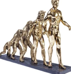 Figurki Dekoracyjne*KARE Design Figurka Dekoracyjna Evolution 58x43 Cm Złota