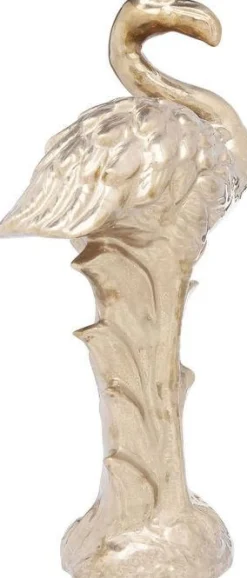 Figurki Dekoracyjne*KARE Design Figurka Dekoracyjna Flamingo Front 26x51 Złota