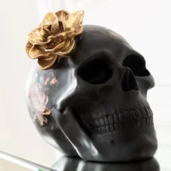 Figurki Dekoracyjne*KARE Design Figurka Dekoracyjna Flower Skull 24x22 Cm