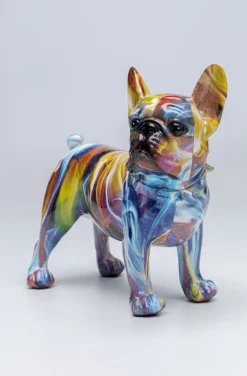Figurki Dekoracyjne*KARE Design Figurka Dekoracyjna Frenchie 24x22 Cm Kolorowa