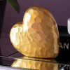 Figurki Dekoracyjne|Dekoracje Wiszące*KARE Design Figurka Dekoracyjna Heart 14x14 Cm Złota