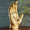 Figurki Dekoracyjne*KARE Design Figurka Dekoracyjna Mano 23x35 Cm Złota